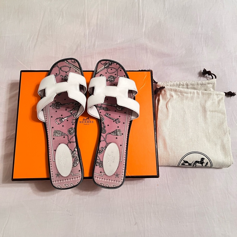 SOLD‼️ Hermes Oran sandals - Picture 2 of 11